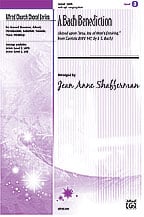 Bach Benediction, A SATB choral sheet music cover